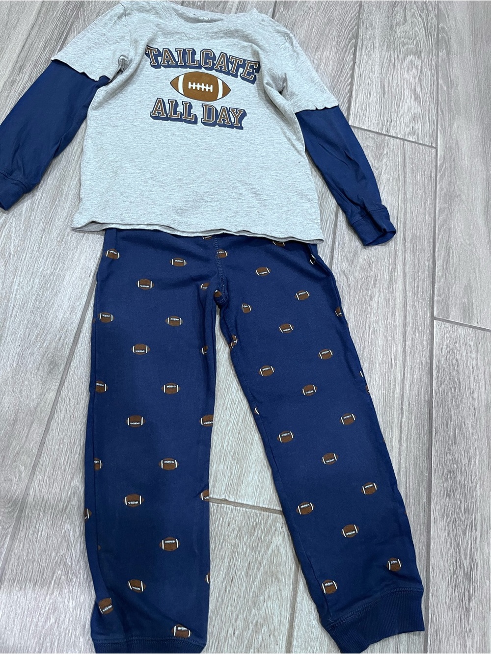 Tailgate All Day Football Set - Grey & Navy
